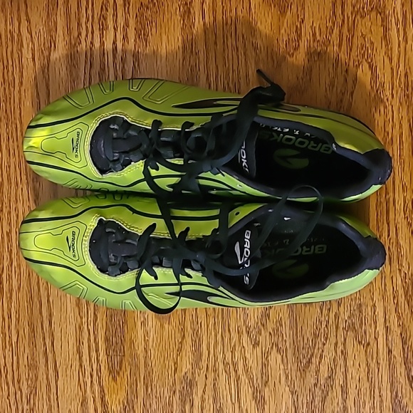 Brooks Sprinter spikes size 7 women's metallic green - Picture 2 of 7